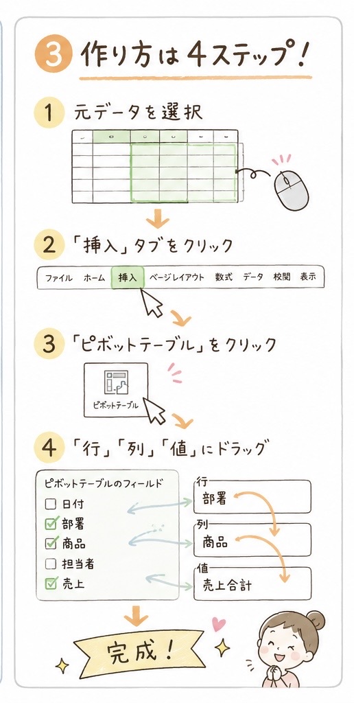 ピボットテーブルとは